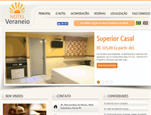 Tablet Screenshot of hotelveraneio.com